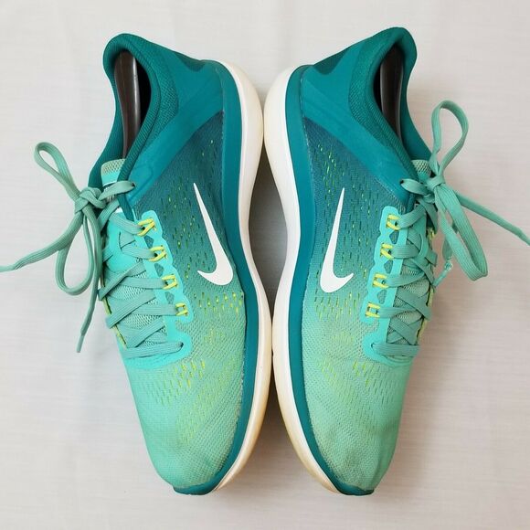Nike Women's Flex 2016 RN 830751-300 Hyper Turquoise Running Shoes Lace Up Sz 8 - Picture 4 of 12